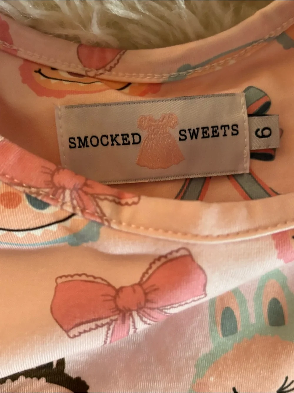 Labubu dress Smocked Sweets